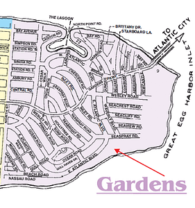gardens section of Ocean City